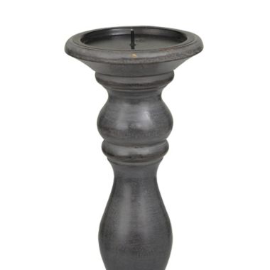 Ridge Road Decor 3-Piece Traditional Wood Candle Holder Set. View a larger version of this product image.