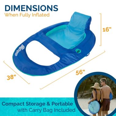 Swim Lounger for Pool or Lake-SAME DAY SHIPPING✅ Details about   SwimWays Spring Float Recliner 