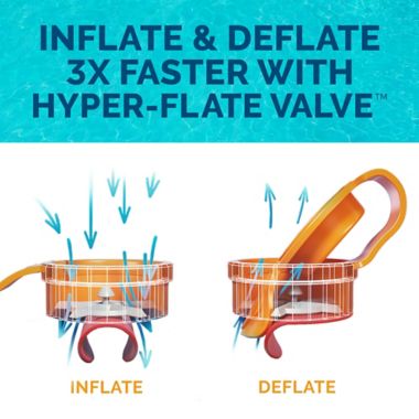 SwimWays&reg; Spring Float Sit-Up Pool Recliner in Blue. View a larger version of this product image.