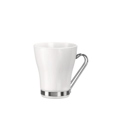 Bormioli Rocco 8 oz. Opal Cappaccino Mugs in White (Set of 4)