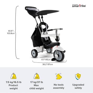 smarTrike&reg; Vanilla Plus Tricycle. View a larger version of this product image.