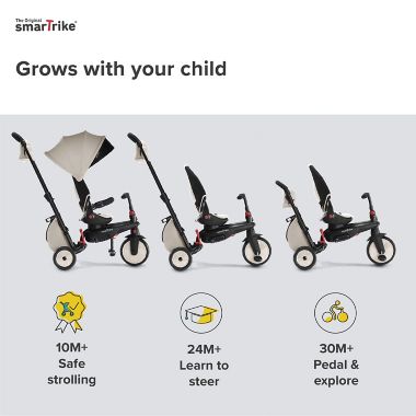 smarTrike&trade; STR7 J Folding Stroller Trike. View a larger version of this product image.