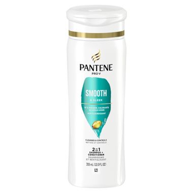 Pantene Pro-V 12 fl. oz. Smooth &amp; Sleek 2in1 Shampoo and Conditioner. View a larger version of this product image.