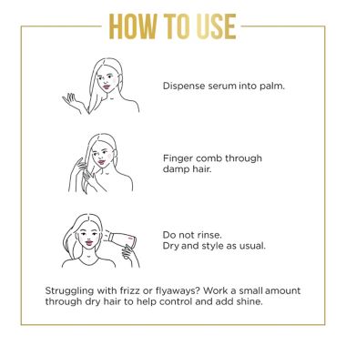 Pantene Pro-V 5.7 oz. Smooth Hydrating Anti-Frizz Serum. View a larger version of this product image.