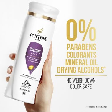 Pantene Pro-V 12 oz. 2-in-1 Volume &amp; Body Shampoo and Conditioner. View a larger version of this product image.