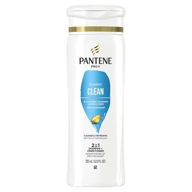 Pantene Pro-V 12 oz.&nbsp;Classic Clean 2-in-1 Shampoo and&nbsp;Conditioner. View a larger version of this product image.