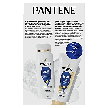 Pantene Pro-V 2-Pack 12.2 oz. Repair & Protect Shampoo and Conditioner. View a larger version of this product image.
