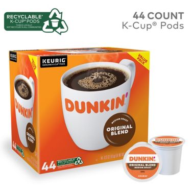 Dunkin&#39; Donuts&reg; Original Blend Coffee Keurig&reg; K-Cup&reg; Pods 44-Count. View a larger version of this product image.