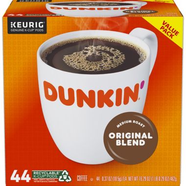 Dunkin' Donuts&reg; Original Blend Coffee Keurig&reg; K-Cup&reg; Pods 44-Count. View a larger version of this product image.