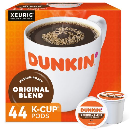 Dunkin' Donuts Original Blend Coffee Keurig K-Cup Pods 44-Count