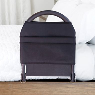 Advantage Traveler Folding Bed Rail in Black. View a larger version of this product image.
