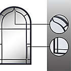 Alternate image 6 for FirsTime &amp; Co. 20-Inch x 33-Inch Ariana Farmhouse Arched Metal Wall Mirror in Dark Grey
