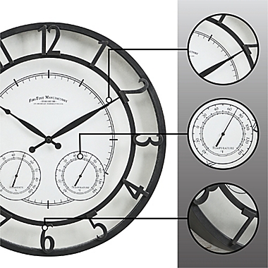 FirsTime &amp; Co.&reg; 18-Inch Park Outdoor Wall Clock. View a larger version of this product image.