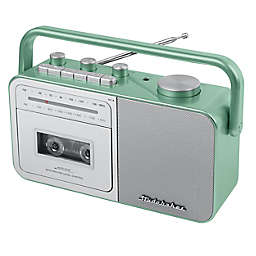 Studebaker AM/FM Radio Portable Cassette Player/Recorder in Teal