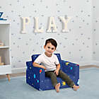Alternate image 4 for Delta Children&reg; Cozee Flip-Out Convertible Chair in Blue Space