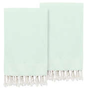 Linum Home Textiles Fun in Paradise Hand Towel Set in Seafoam (Set of 2)