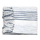 Alternate image 0 for Everhome&trade; Coastal Stripe Outdoor Throw Blanket in White/Blue