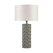 510 Design Macey Ceramic Table Lamp in Grey with Shade