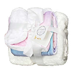 Mommy and Me 2-Piece Blanket Set in White