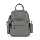 Alternate image 0 for JuJuBe&reg; Million Pockets Faux Leather Deluxe Diaper Backpack in Earth Leather