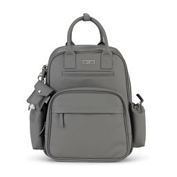 JuJuBe® Million Pockets Faux Leather Deluxe Diaper Backpack in Earth Leather