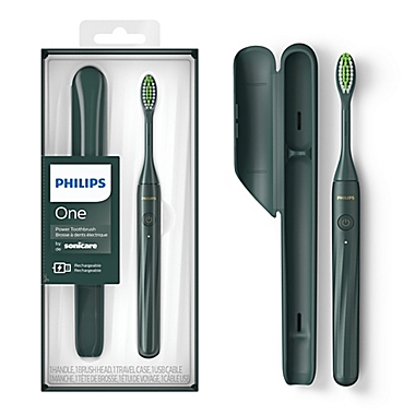Philips One by Sonicare&reg; Rechargeable Toothbrush in Sage Green. View a larger version of this product image.