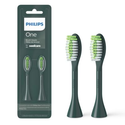 Philips One by Sonicare&reg; Brush Heads in Sage Green (Set of 2)