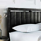 Alternate image 3 for E-Rest Huxley King Linen Upholstered Platform Bed in Charcoal