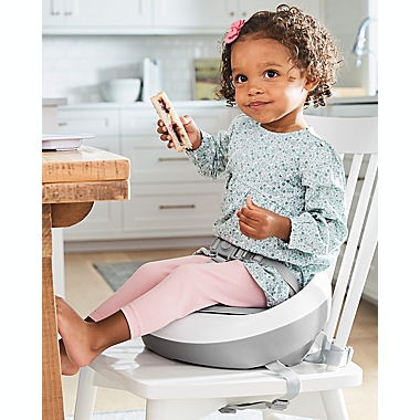 Skip Hop&reg; Sleek 2-Stage Booster Seat in Grey. View a larger version of this product image.