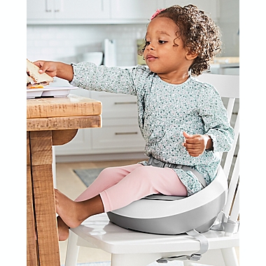 Skip Hop&reg; Sleek 2-Stage Booster Seat in Grey. View a larger version of this product image.