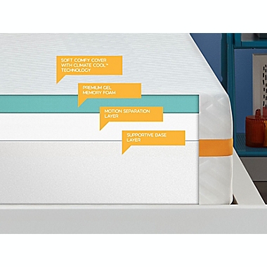 Simmons 10" Medium Hybrid Twin XL Mattress. View a larger version of this product image.