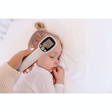 Non-Contact Rapid Response Infrared Forehead Thermometer in White. View a larger version of this product image.