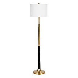 Hudson&Canal™ Lyon Floor Lamp in Brass/Black