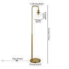 Alternate image 4 for Hudson&amp;Canal&reg; Zariza Floor Lamp in Brass
