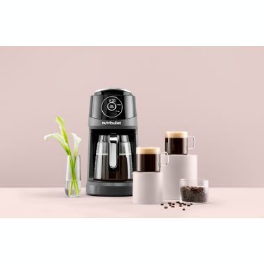 NutriBullet&reg; Brew Choice&trade; Pod + Carafe in Black. View a larger version of this product image.