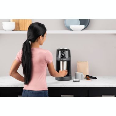 NutriBullet&reg; Brew Choice&trade; Pod + Carafe in Black. View a larger version of this product image.