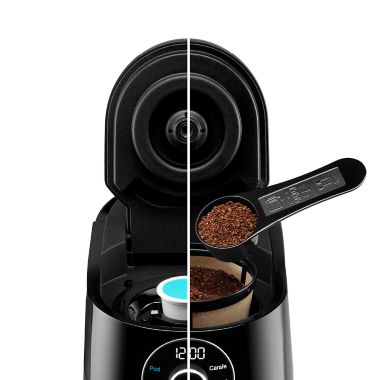 NutriBullet&reg; Brew Choice&trade; Pod + Carafe in Black. View a larger version of this product image.