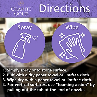Granite Gold&reg; 24 oz. Clean and Shine Cleaner and Polish. View a larger version of this product image.