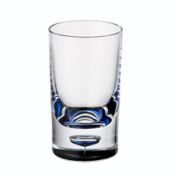 Our Table&trade; Bubble Bottom Double Old Fashioned Glass in Blue