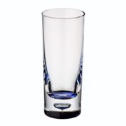 Our Table&trade; Bubble Bottom Highball Glass in Blue