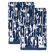 Studio 3B&trade; M&eacute;lange 2-Piece Hand Towel Set in Navy/Multi