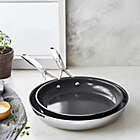 Alternate image 4 for ZWILLING&reg; Energy Plus Nonstick Stainless Steel 2-Piece Fry Pan Set in Graphite Grey