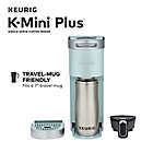 Alternate image 3 for Keurig&reg; K-Mini Plus&reg; Single Serve K-Cup&reg; Pod Coffee Maker in Misty Green