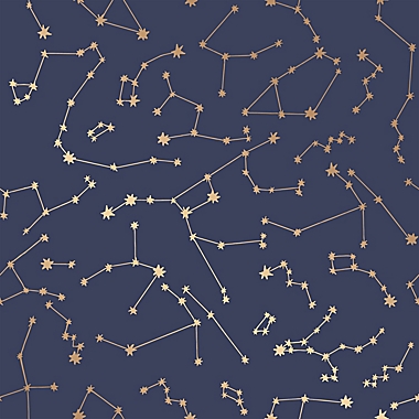 The Novogratz Constellations Peel and Stick Wallpaper. View a larger version of this product image.
