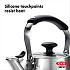 Alternate image 5 for OXO Good Grips&reg; Brushed Stainless Steel Tea Kettle