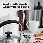 Alternate image 3 for OXO Good Grips&reg; Brushed Stainless Steel Tea Kettle