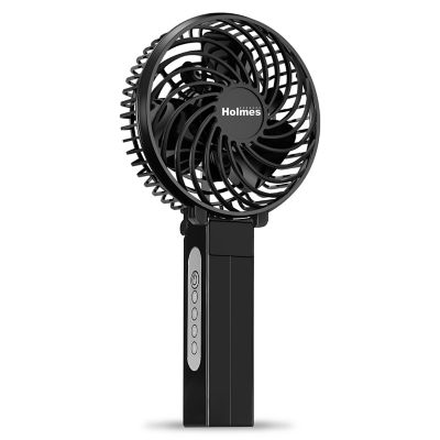 Holmes&reg; 17040 4-Inch 3-Speed Rechargeable Portable Fan in Black