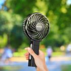 Alternate image 2 for Holmes&reg; 17040 4-Inch 3-Speed Rechargeable Portable Fan in Black