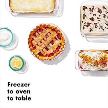 OXO Good Grips&reg; 14-Piece Glass Baking Dish Set with Lids. View a larger version of this product image.