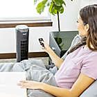 Alternate image 6 for Holmes&reg; 17048 32.48-Inch 3-Speed Digital Oscillating Tower Fan with Remote in Black